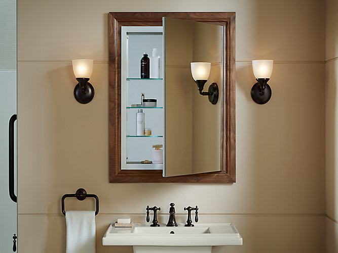 K 99006 Verdera Medicine Cabinet With Mirrored Door Kohler